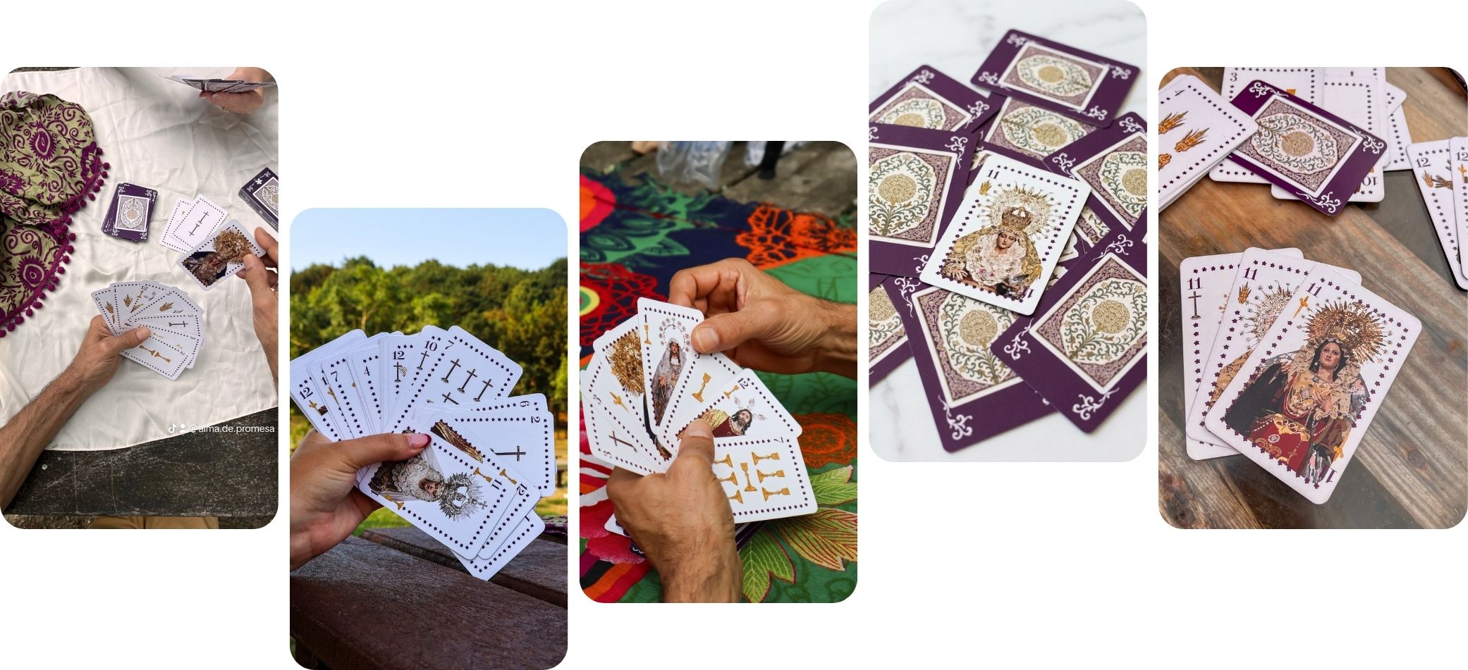 Baraja de cartas ilustrada Semana Santa de Málaga, Alma de Promesa